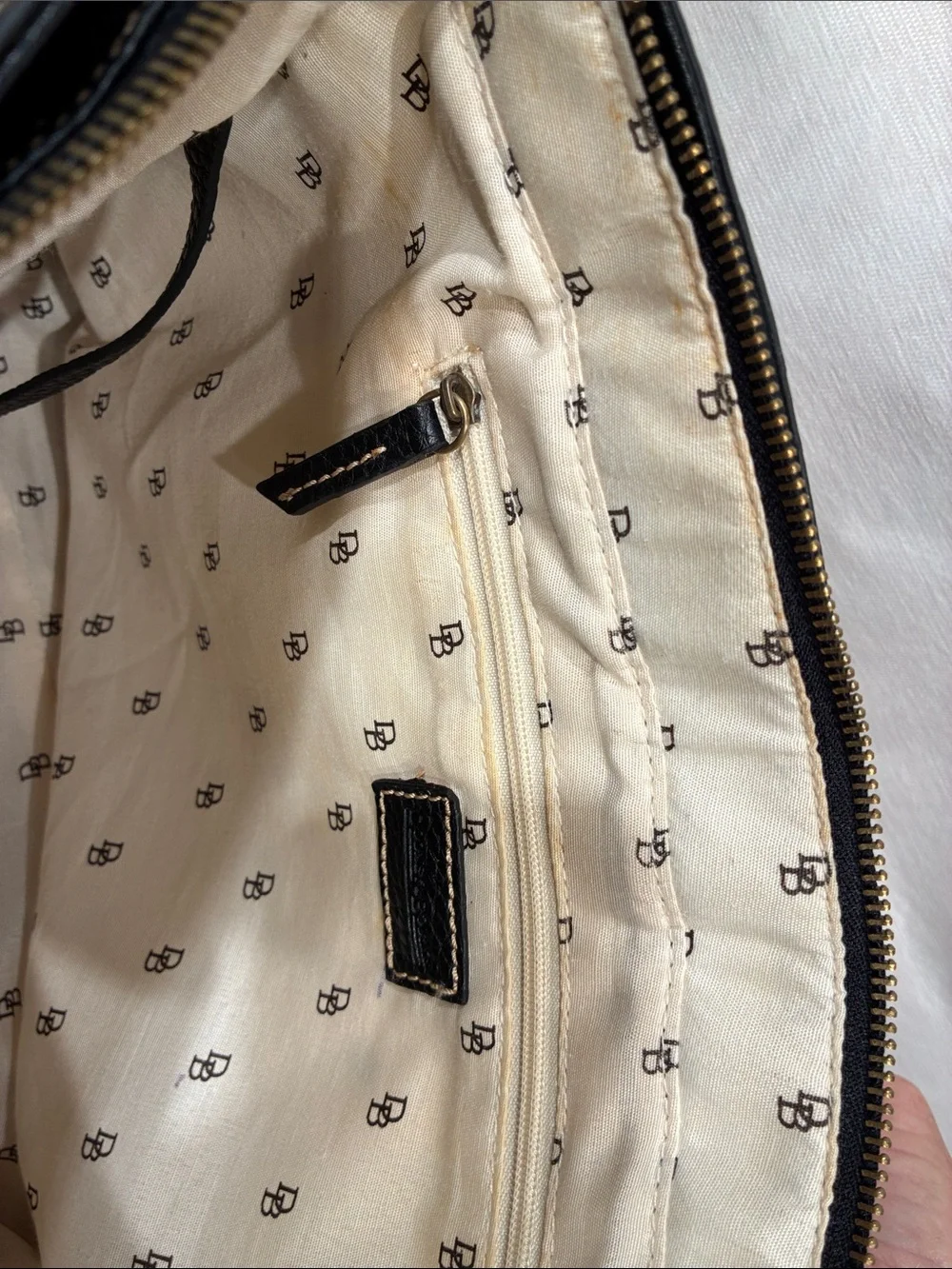 Dooney and Burke Fabric and Leather Purse - Picture 11 of 13